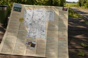Tourism Oxford: oxford fresh map, designed by Creative Atmosphere